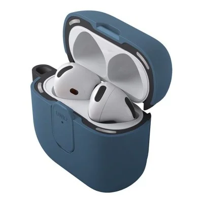 Uniq Clyde Airpods 4Th Gen (2024) Lock Case - Blue (Royal Blue/Dark Grey)